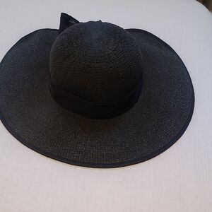 Ribbon Trim Sun Hat